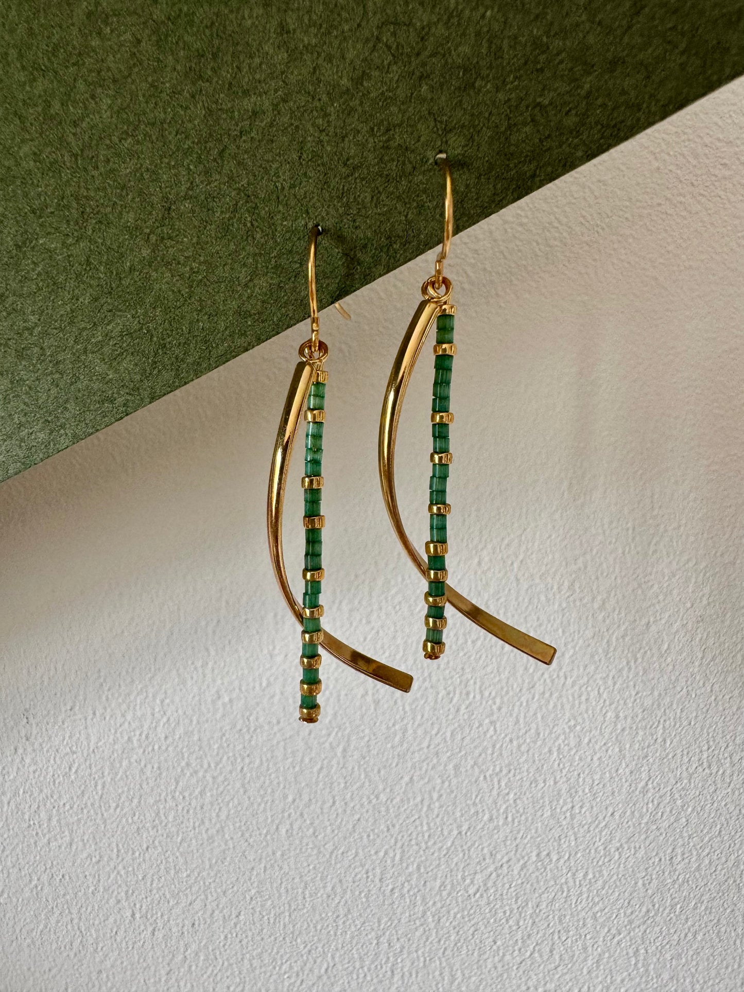 BLOSSOM Beaded Drop Earrings